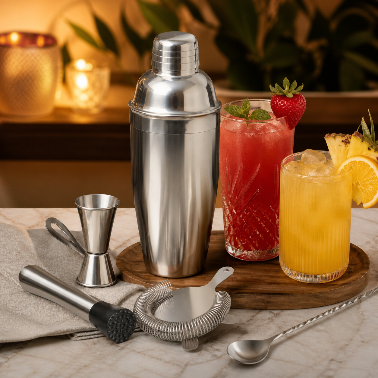 Cocktail en mocktail set