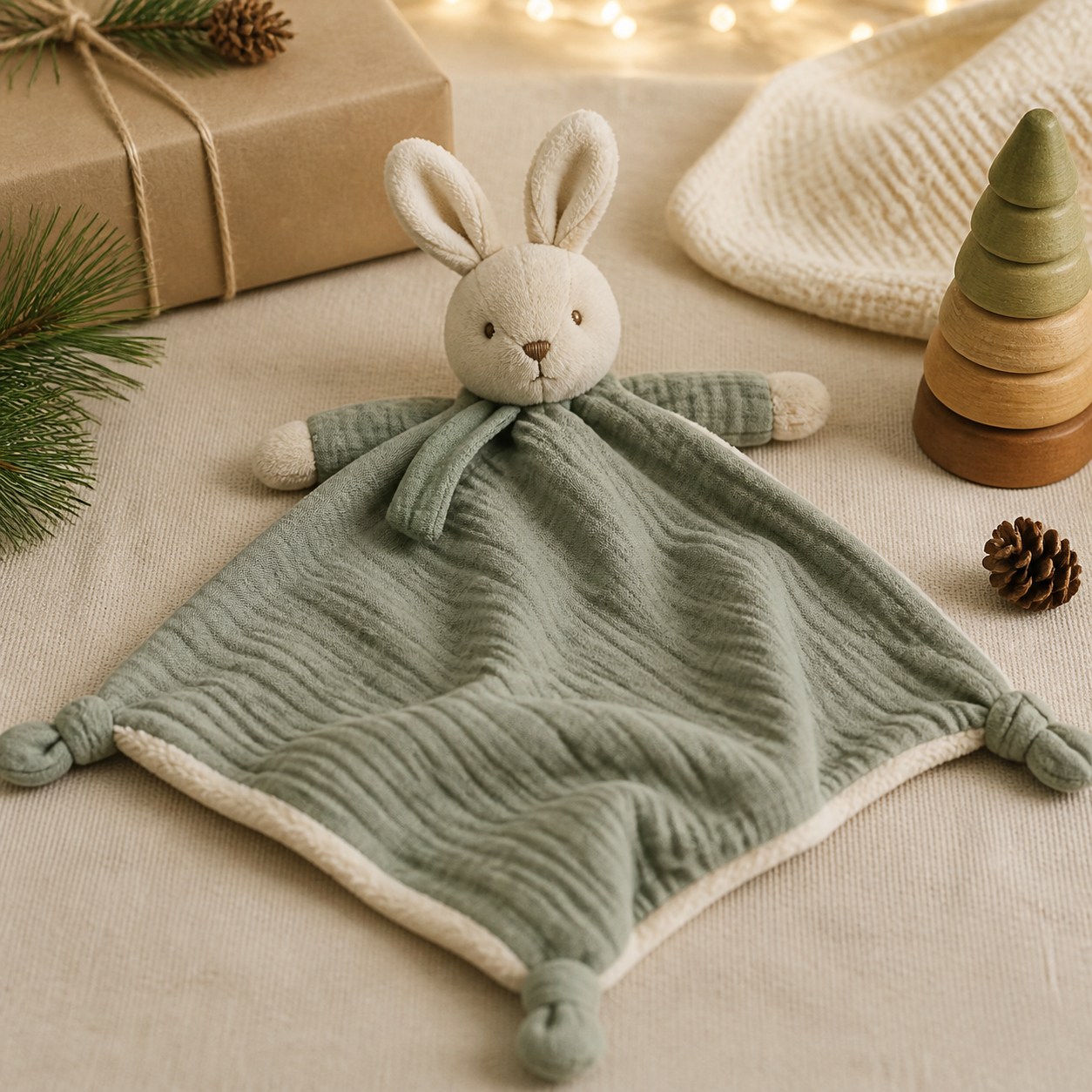 Knuffeldoekje voor zachte slaapjes · Kerst voor familie