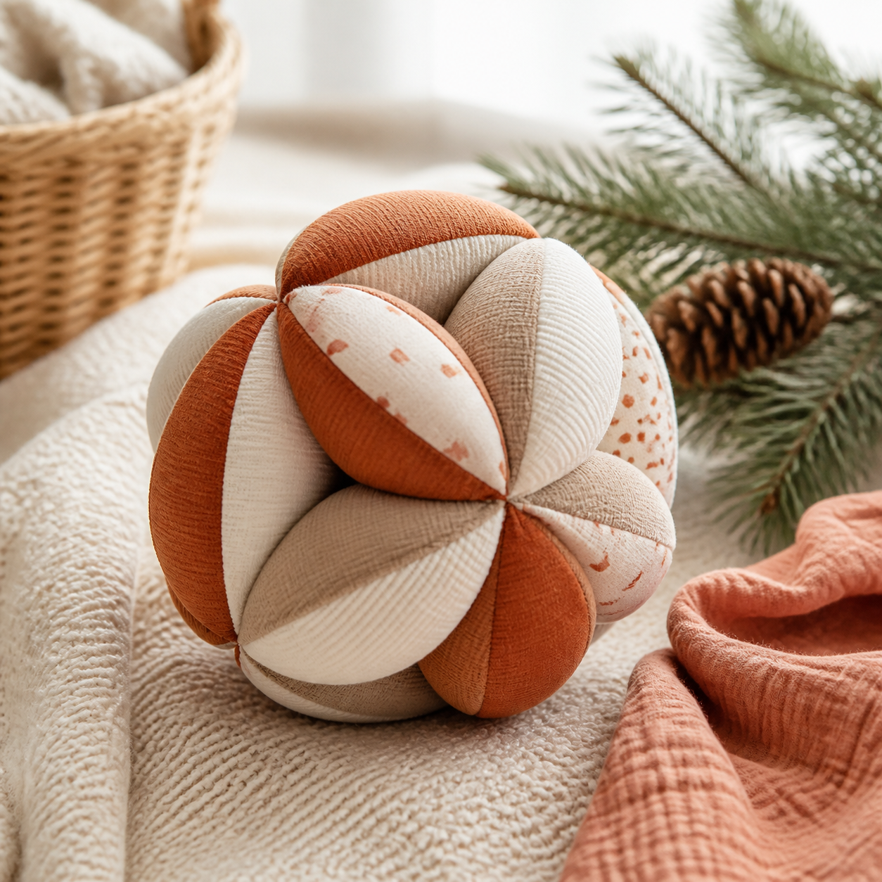 Sensorische bal om de zintuigen te prikkelen · Kerst voor familie