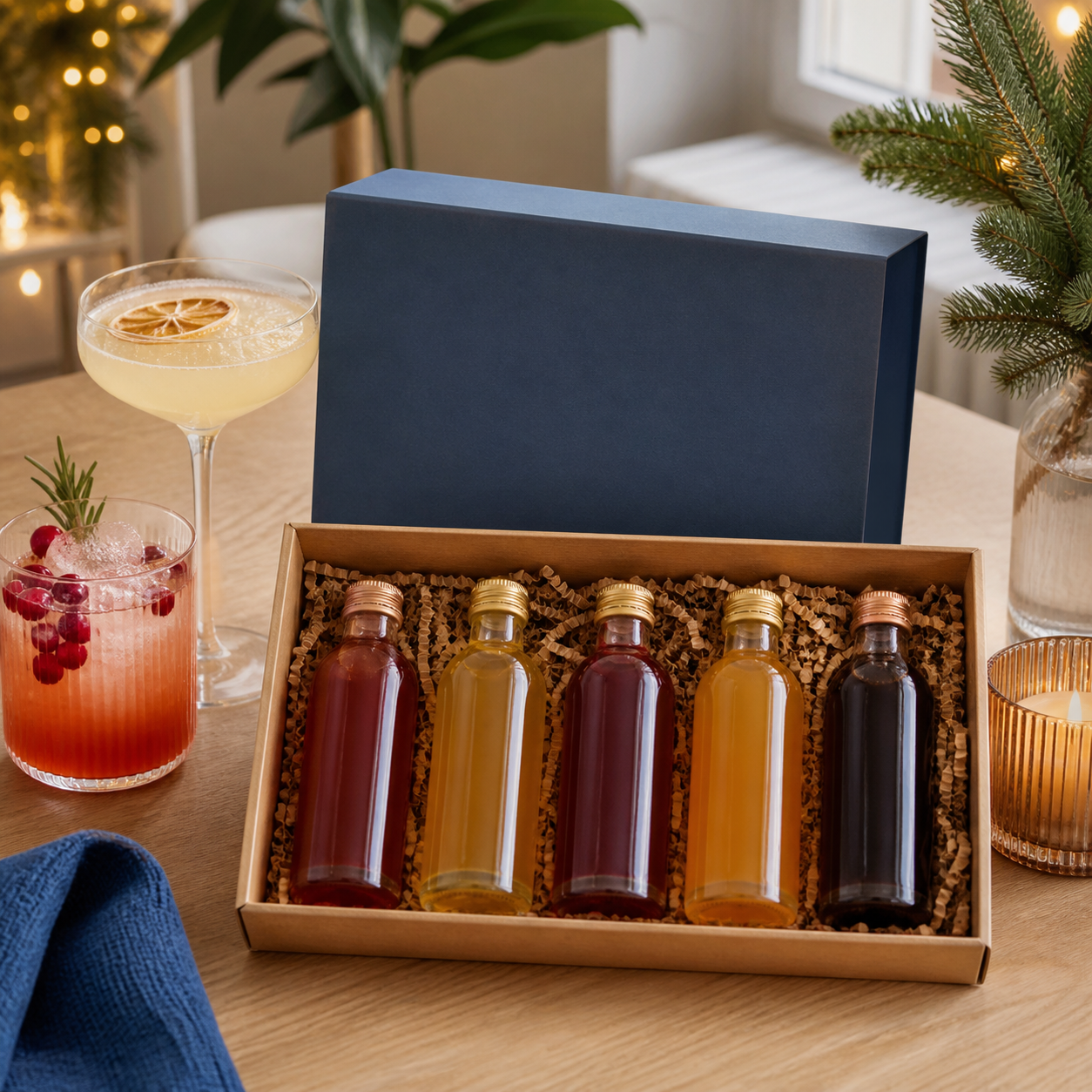 Siroopset voor cocktail- en mocktailfans · Kerst voor je partner