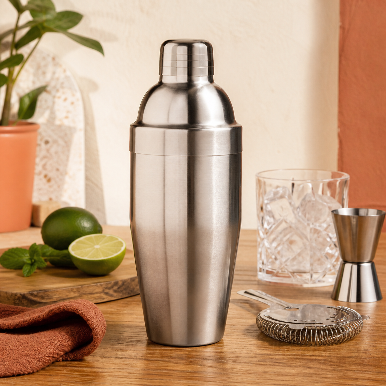 Shaker voor de thuisbar · Housewarming voor een vriend