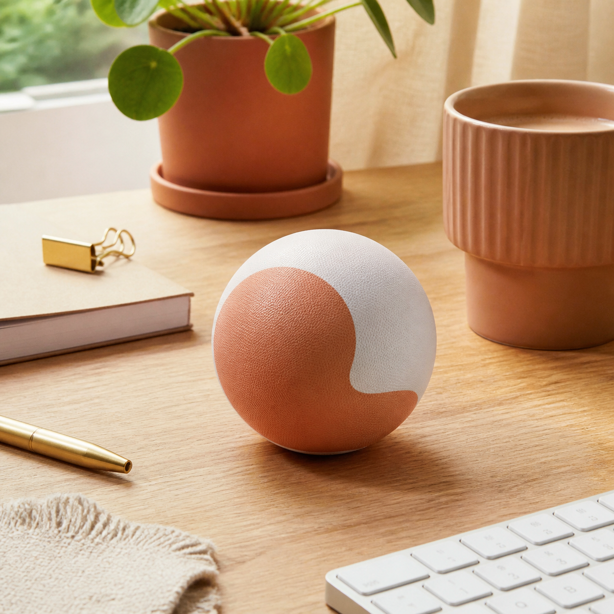 Stressbal voor de thuiswerkplek · Bedankje voor een kennis