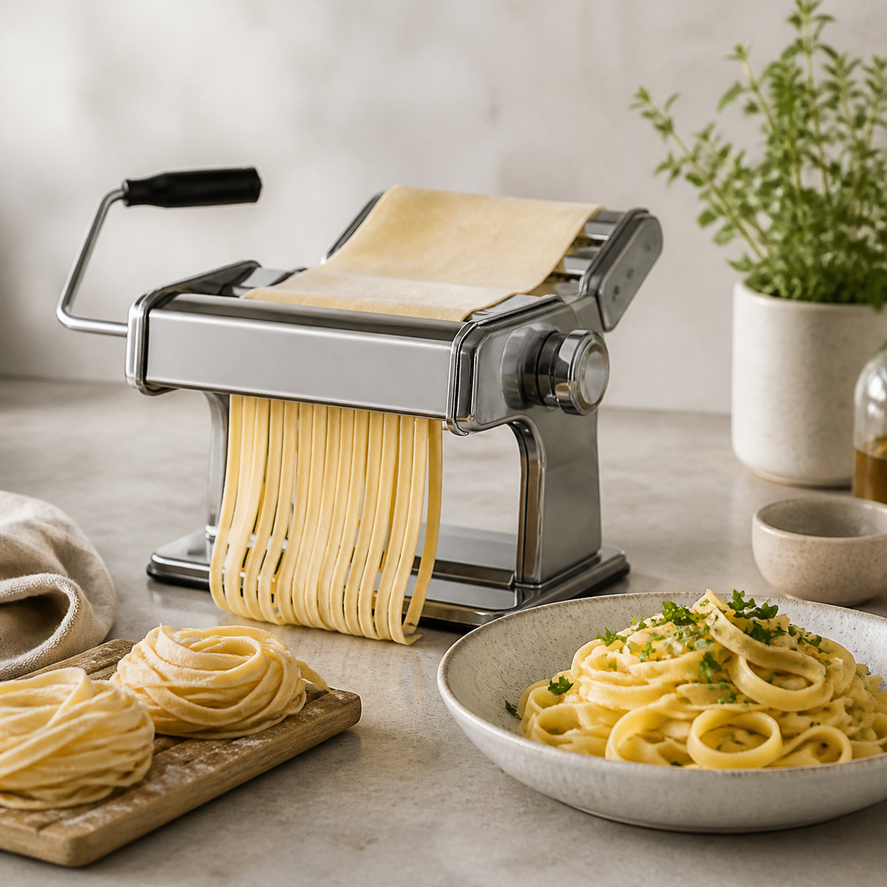 Pastamaker om zelf verse pasta te maken · Vaderdag voor een ouder
