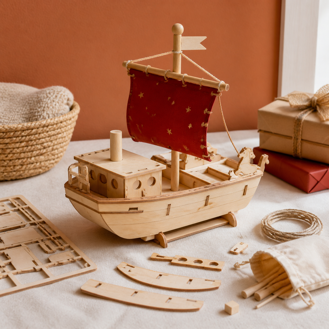 Bouwpakket om samen iets te maken · Sinterklaas voor een kind