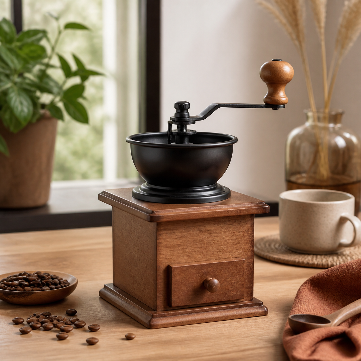 Koffiemolen om samen van te proeven · Bedankje voor een ouder