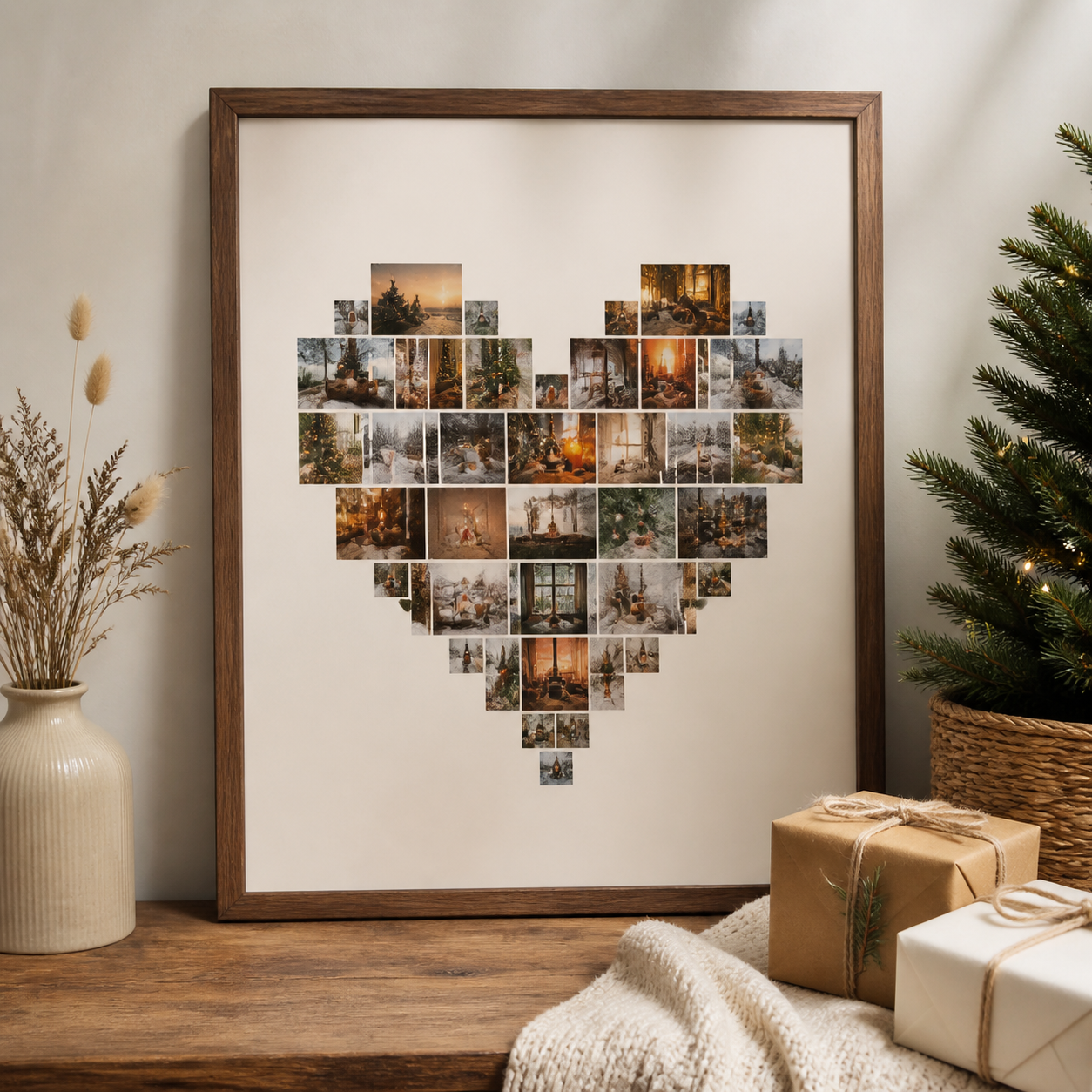 Poster om een band te vieren · Kerst voor een ouder