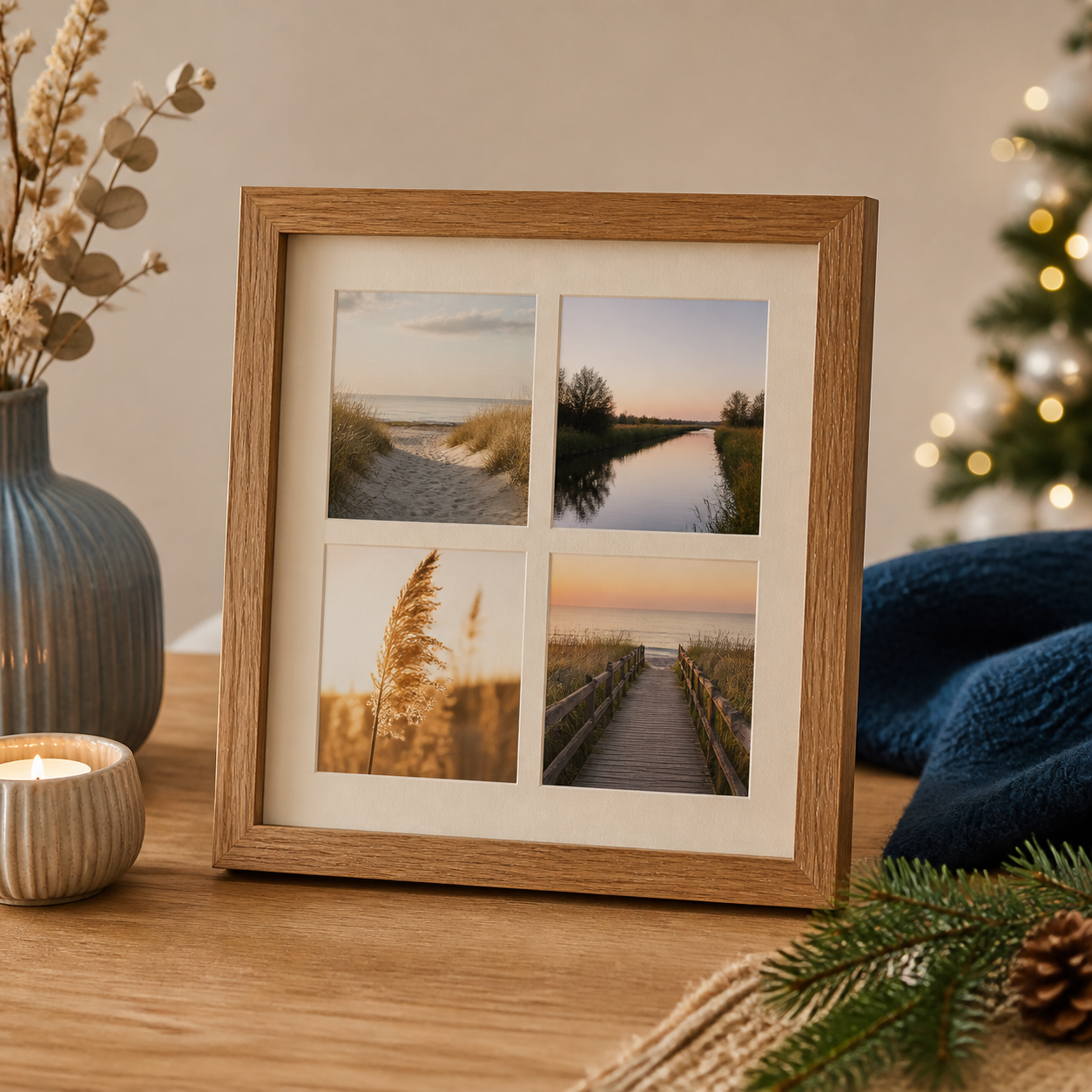Fotolijst als blijvende herinnering · Kerst voor een ouder