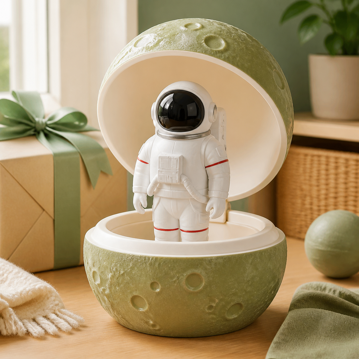 Astronaut als buitenaardse verrassing · Verjaardag voor een kind