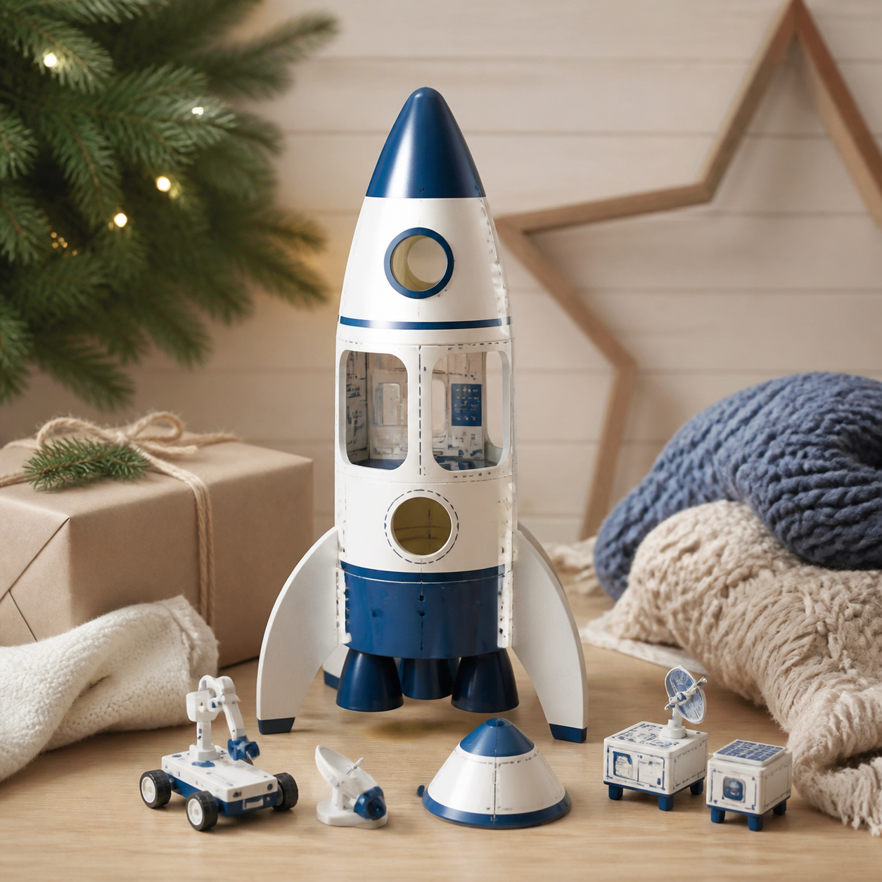Raket voor jonge astronauten · Kerst voor familie