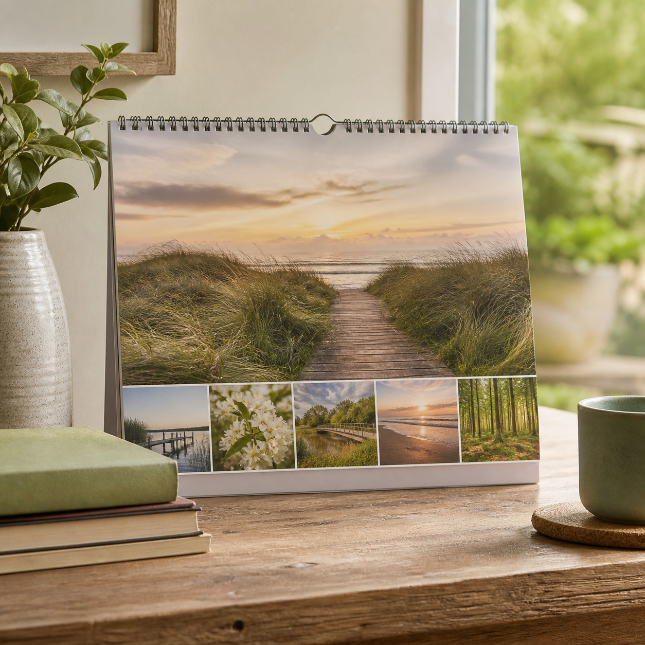 Fotokalender voor ontspannen middagen · Vaderdag voor een ouder