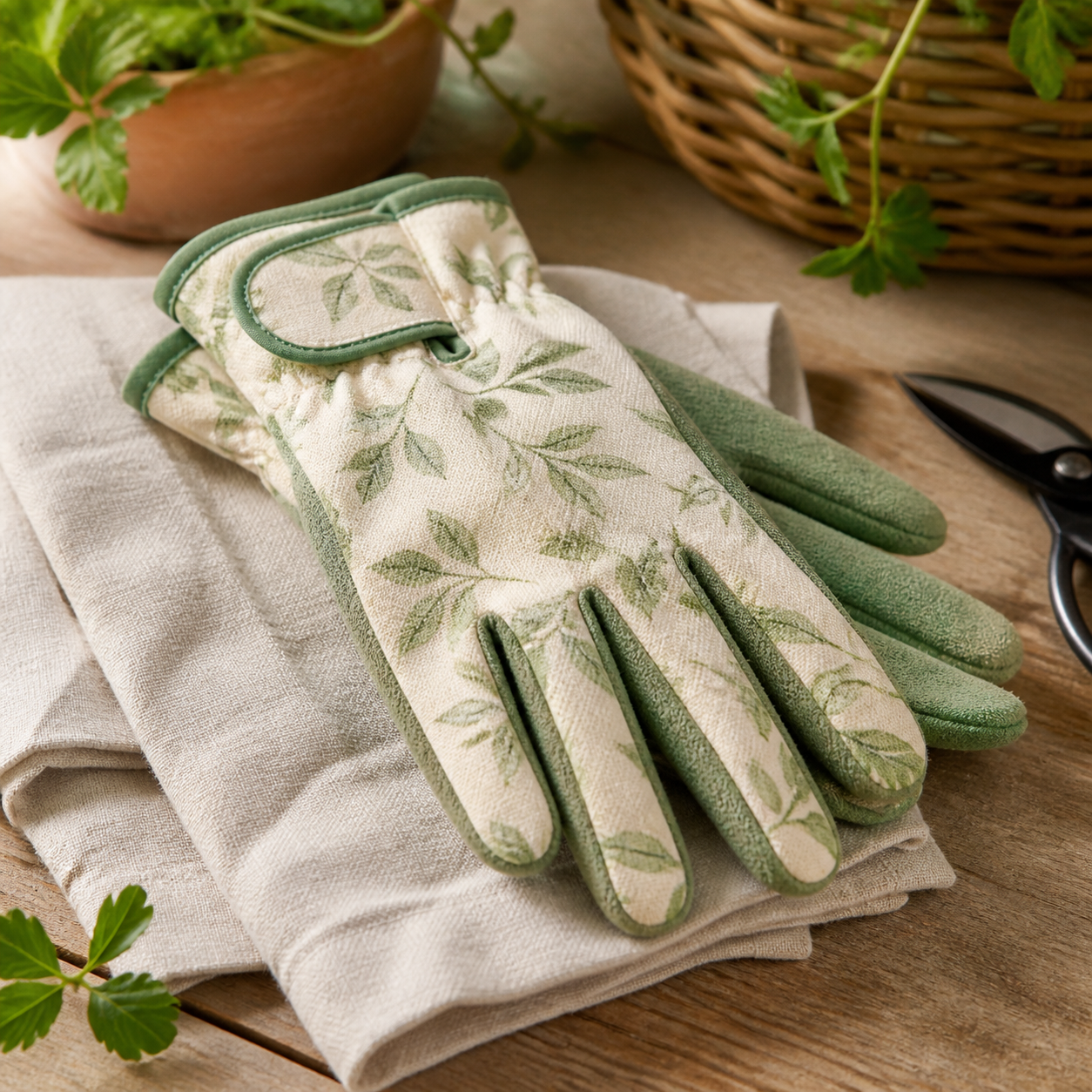Tuinhandschoenen als praktisch en warm gebaar · Zomaar voor een ouder