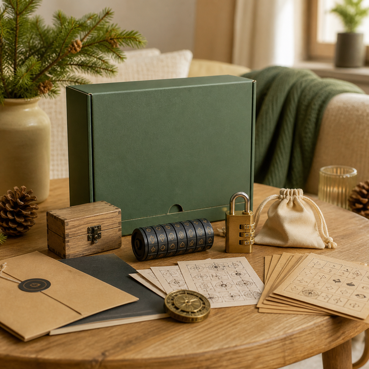 Escape spel om samen te lachen · Kerst voor je partner
