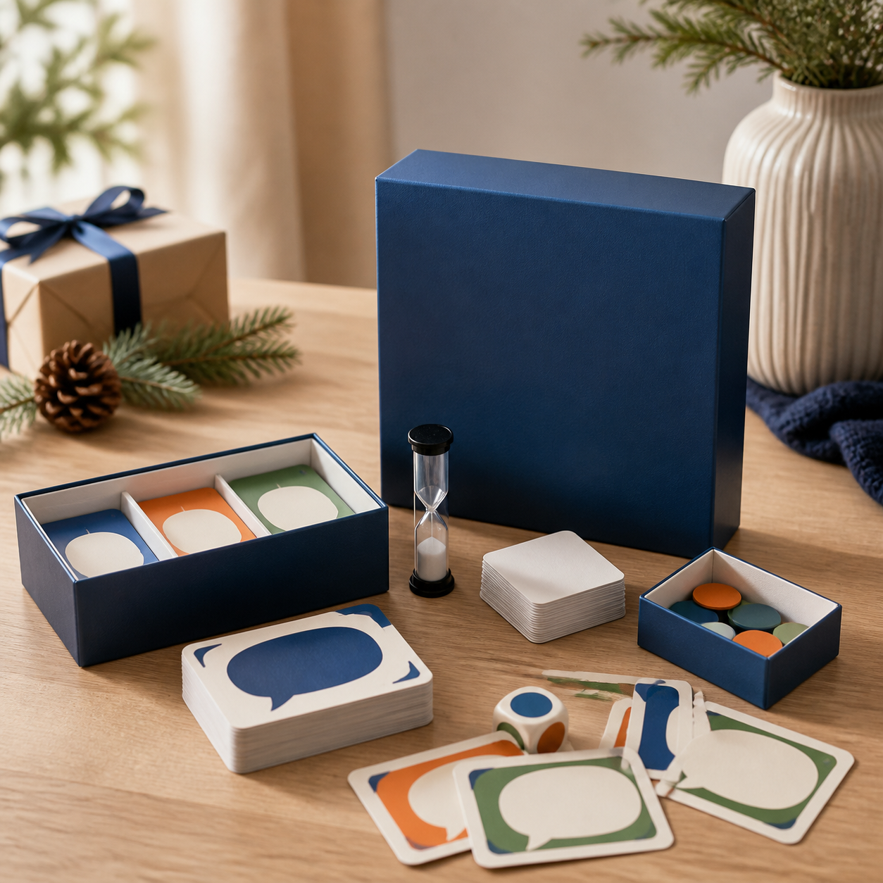 Familiespel om samen te lachen · Kerst voor een vriend