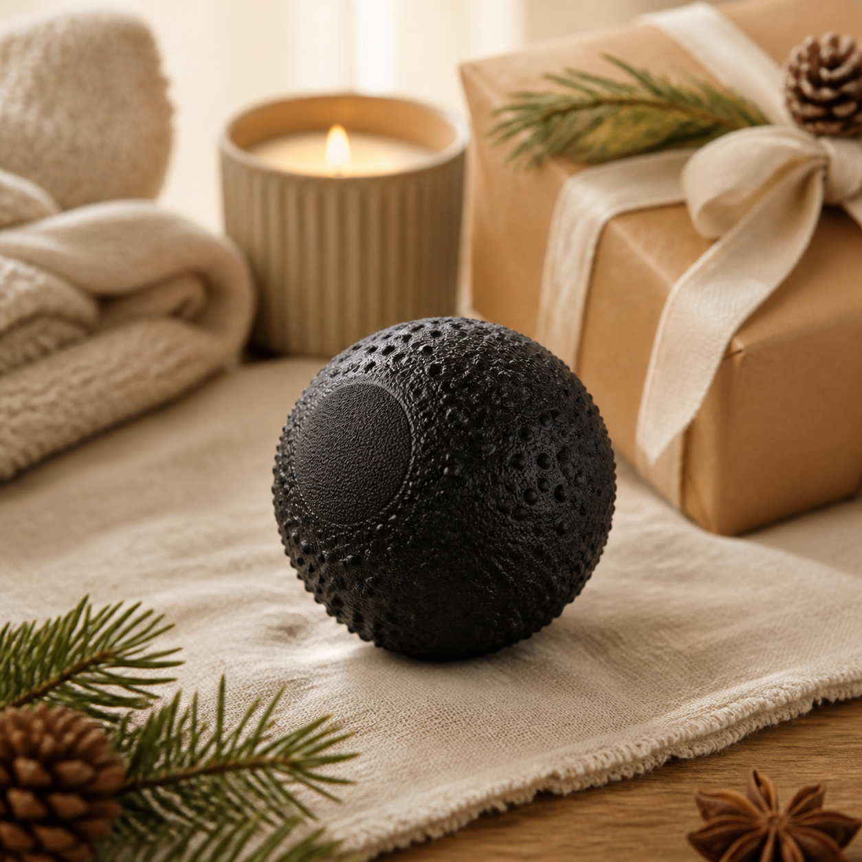 Massagebal om thuis te vertragen · Kerst voor je partner