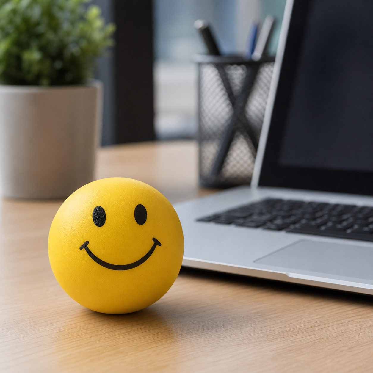 Stressbal voor een lach op kantoor · Verjaardag voor een collega
