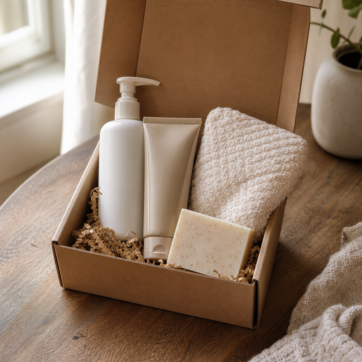 Verzorgingsbox voor een avond ontspannen · Verjaardag voor je partner